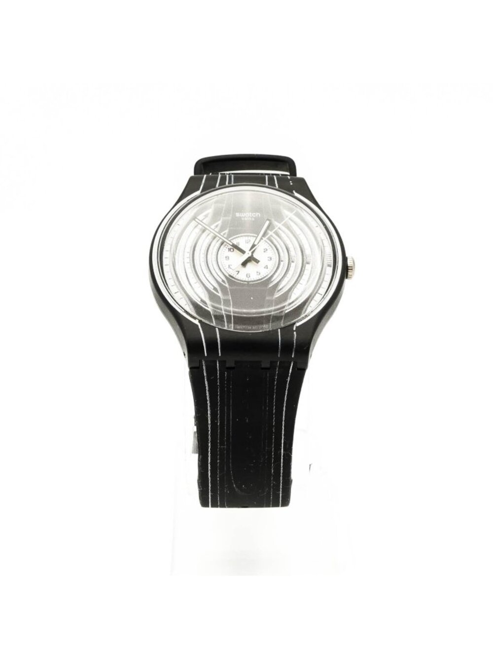 Rare Swatch New Gent Success Way SUOB106 Black 41mm Swiss Watch